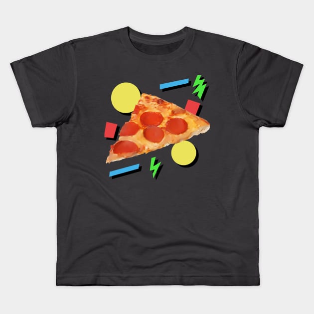 Pizza Rad Kids T-Shirt by CraigMay